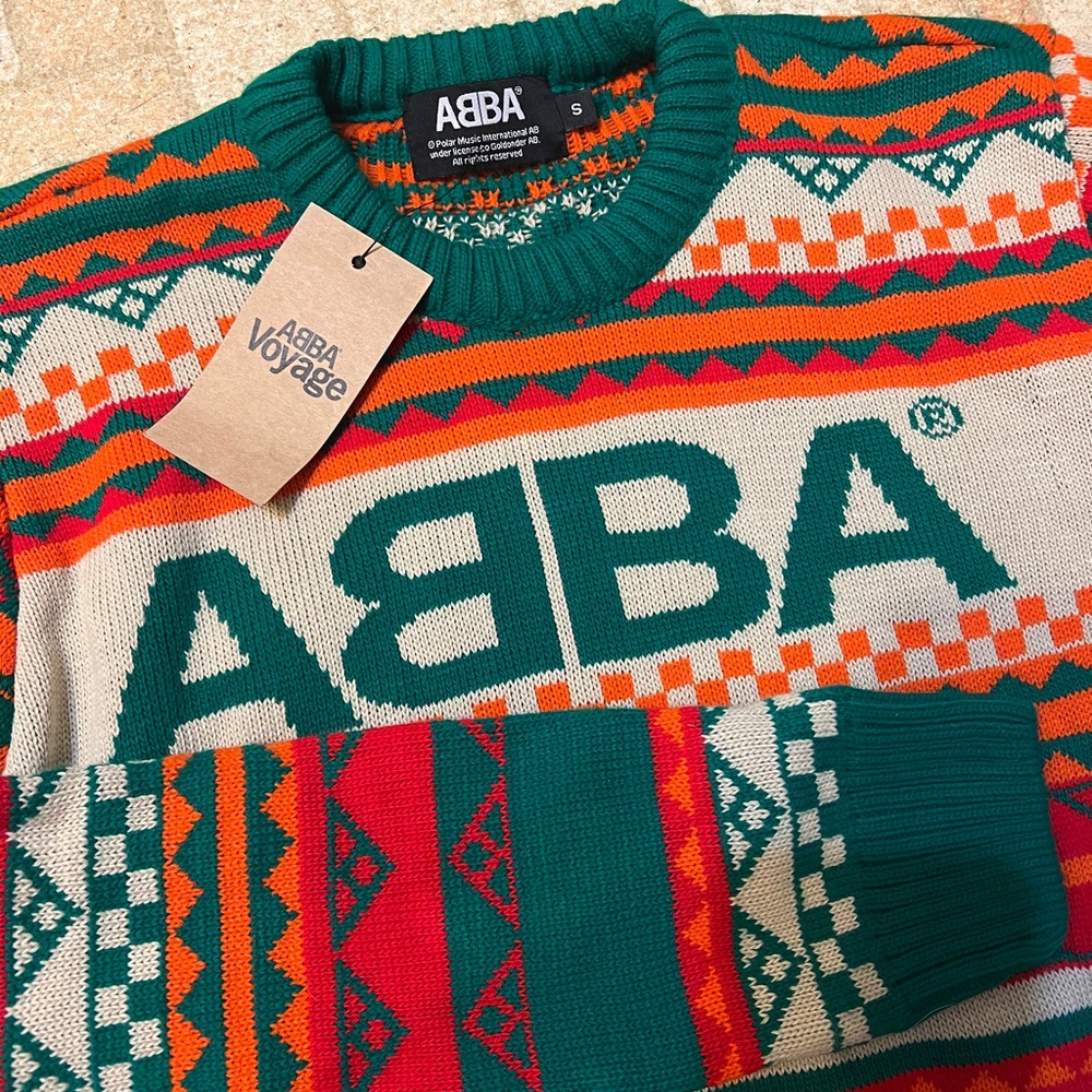 ABBA VOYAGE official 2022 Christmas Jumper Sweater NWT size small